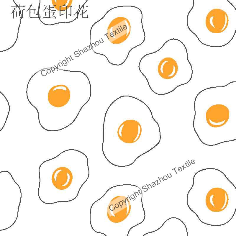 荷包蛋印花(Poached egg printing)