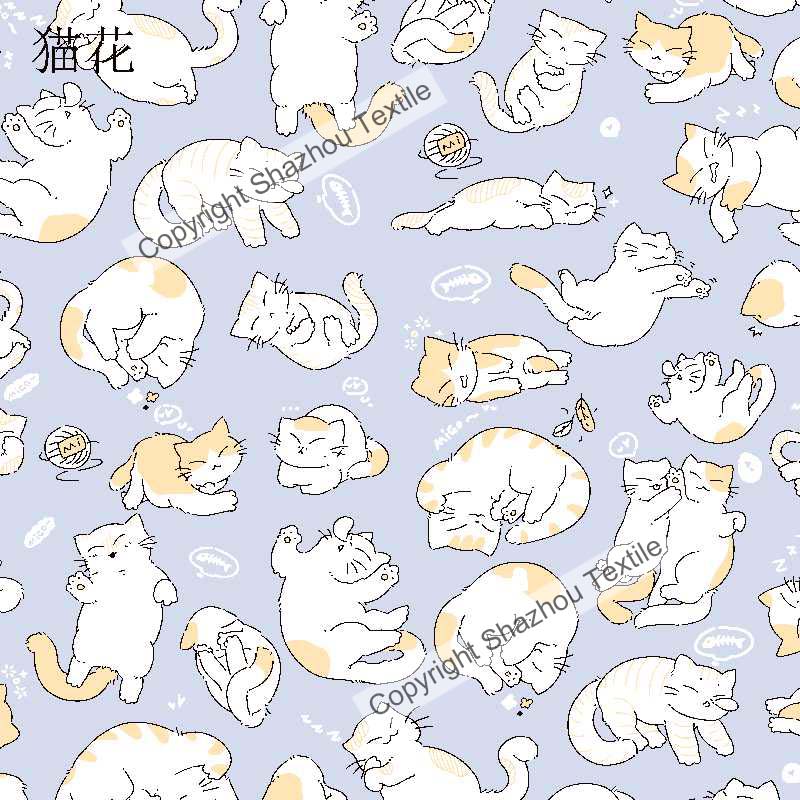 猫花(cat pattern)